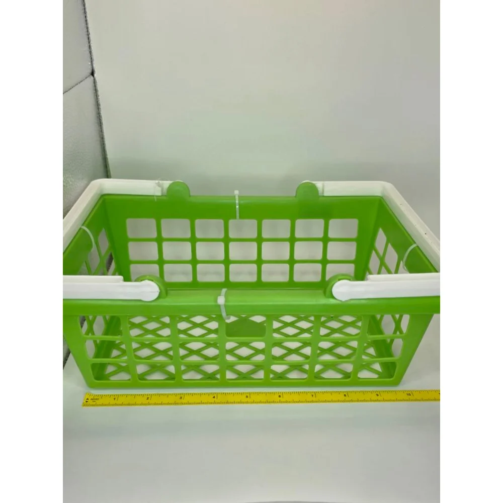 Children's Toy Shopping Basket With Play Grocery And Kitchen Items